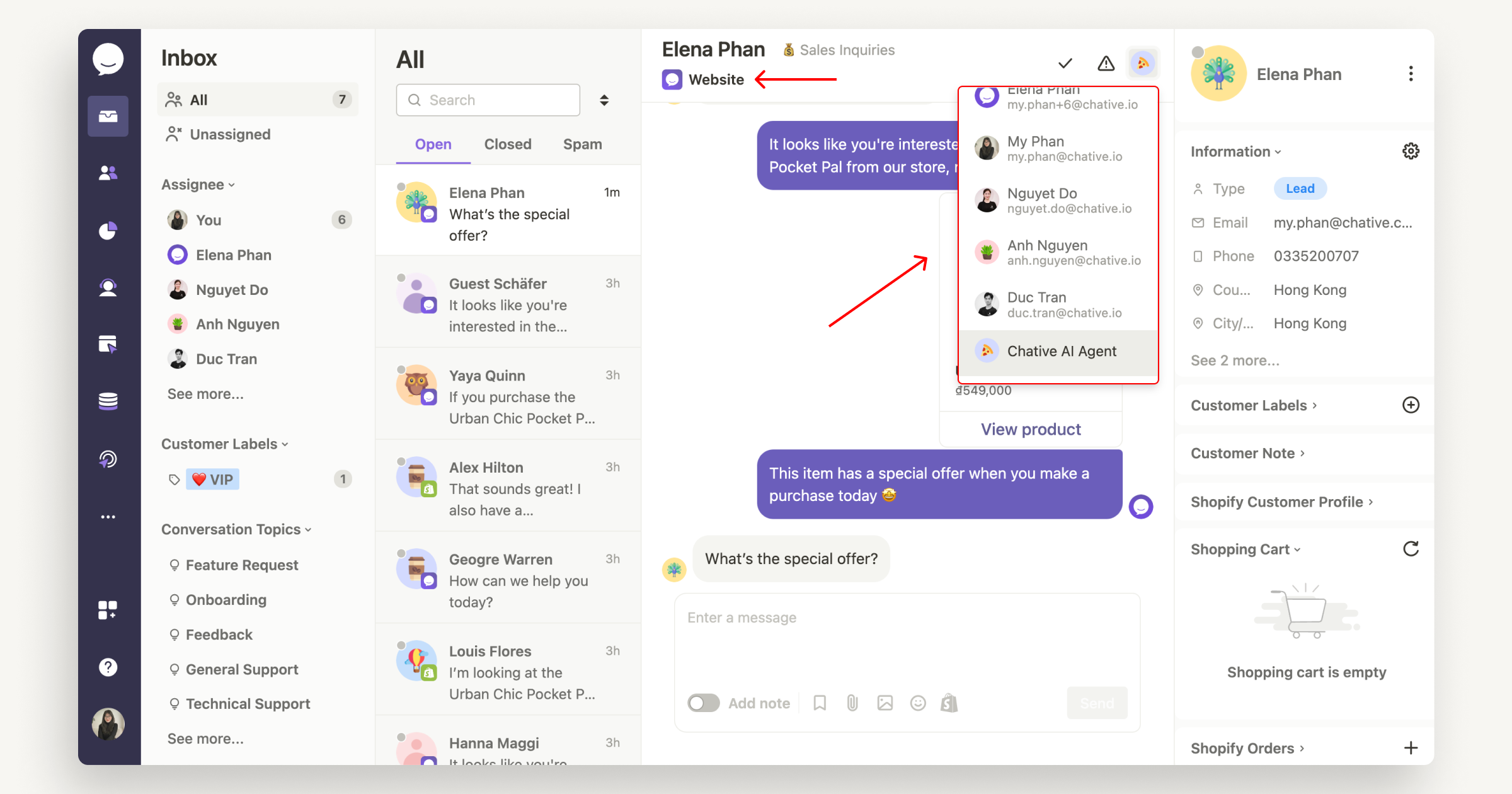 Assign AI Agent to website channel Assign AI Agent to website channel