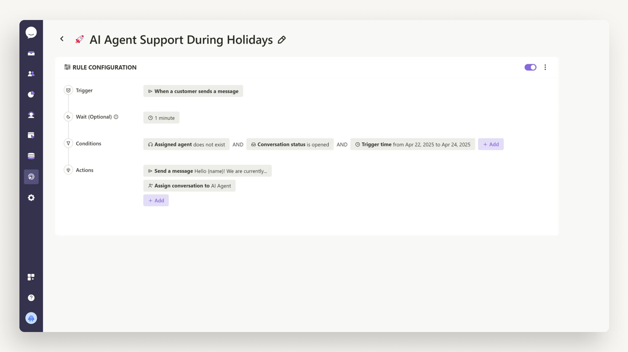 AI Agent Support During Holidays AI Agent Support During Holidays