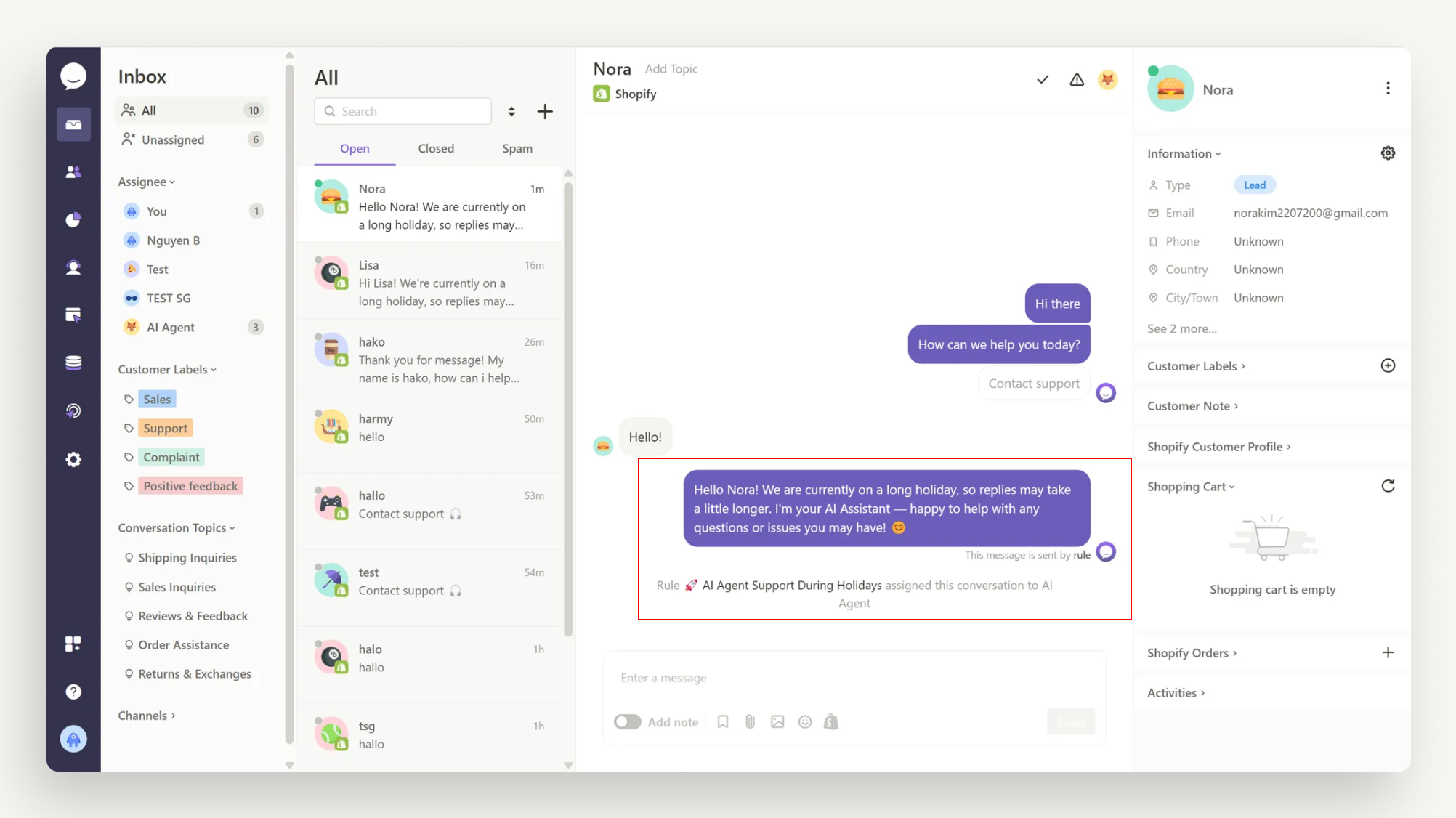 AI Agent Support During Holidays AI Agent Support During Holidays