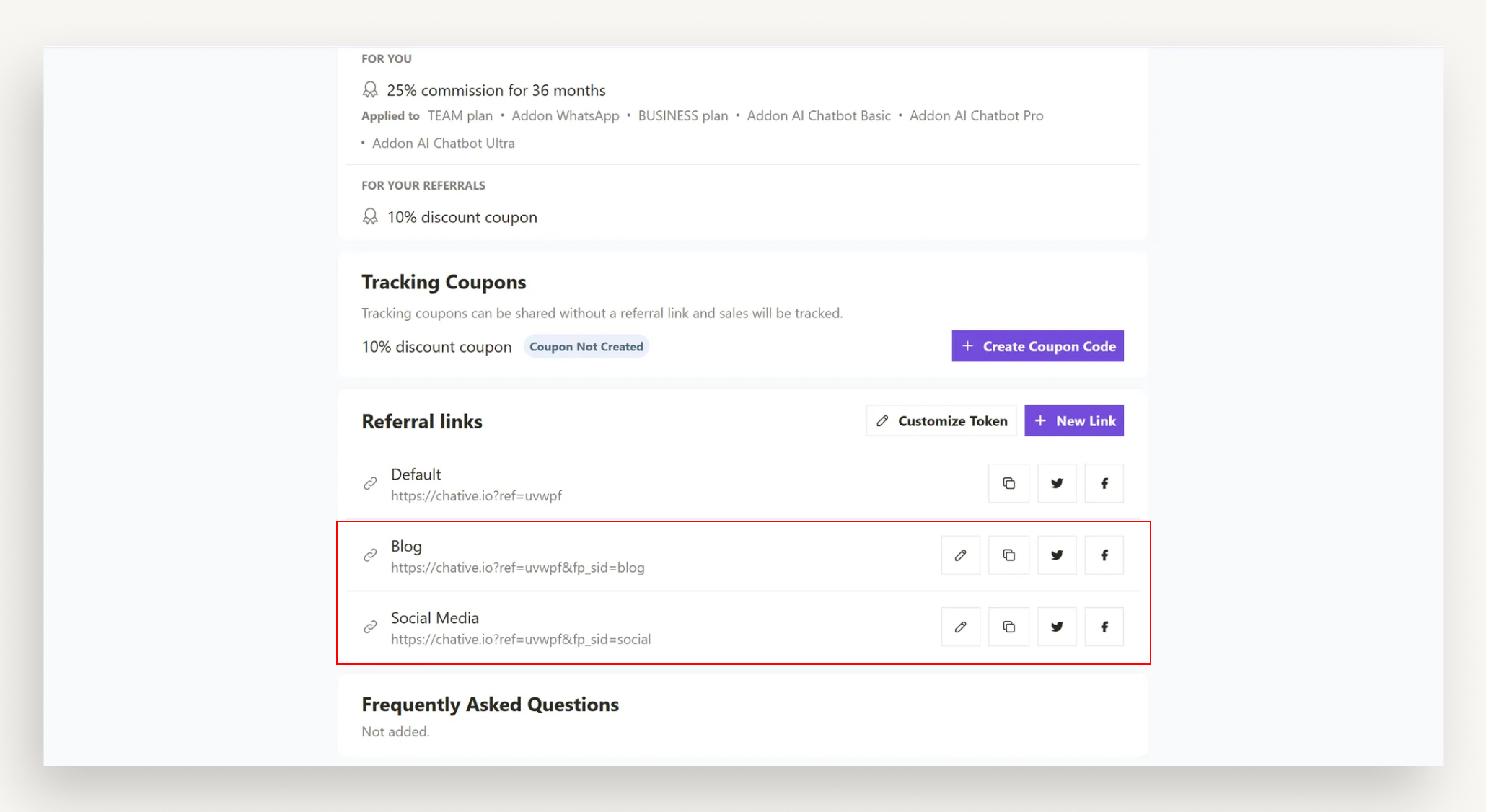 Save the link you just created
