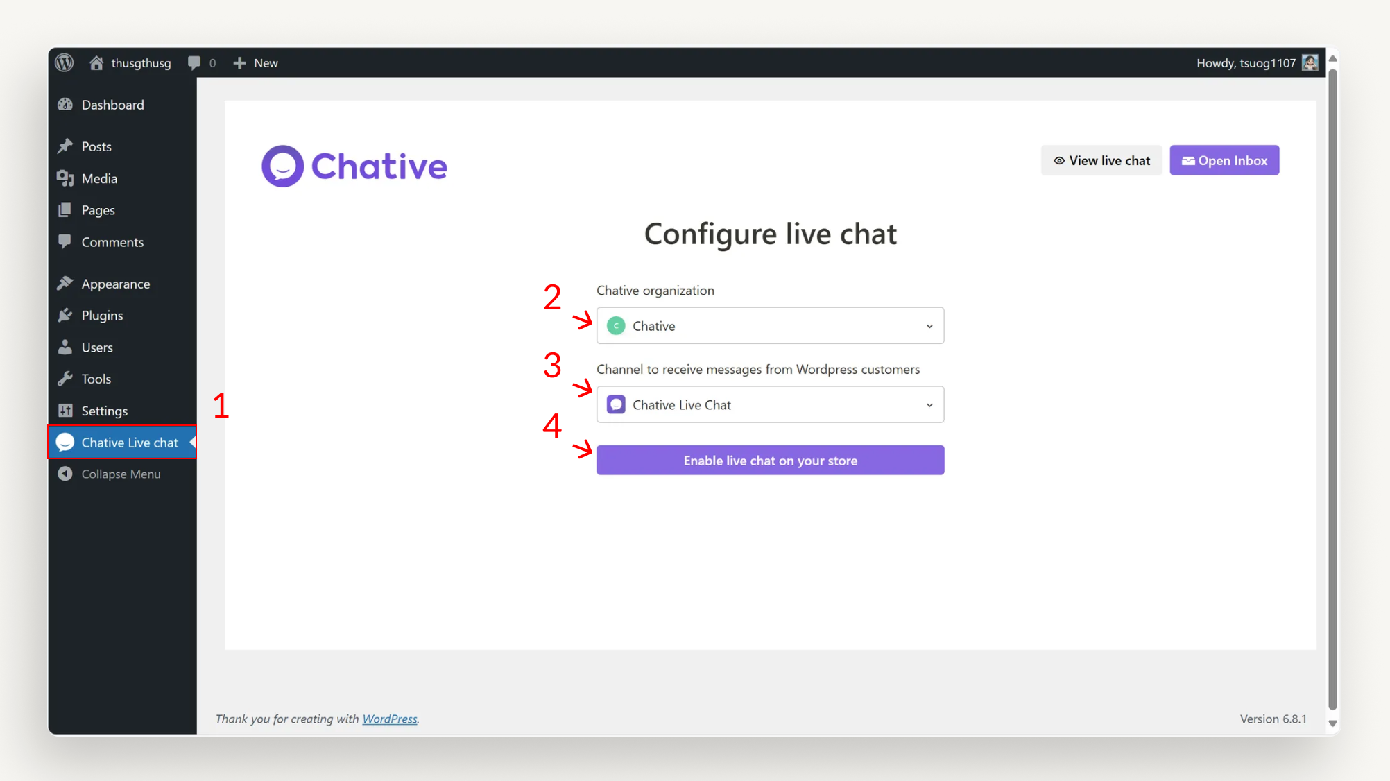 Enable live chat on your store Enable live chat on your store