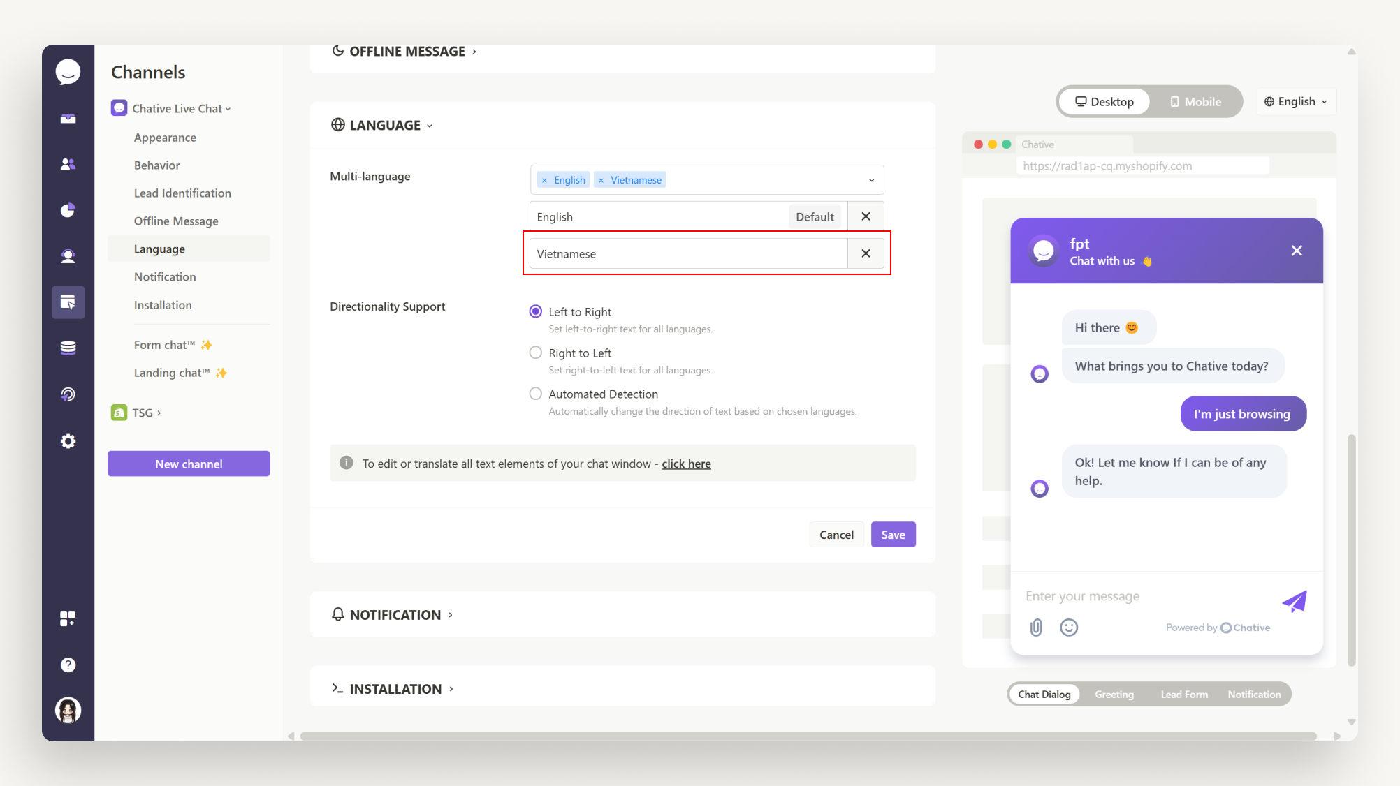 Add A New Language Add A New Language