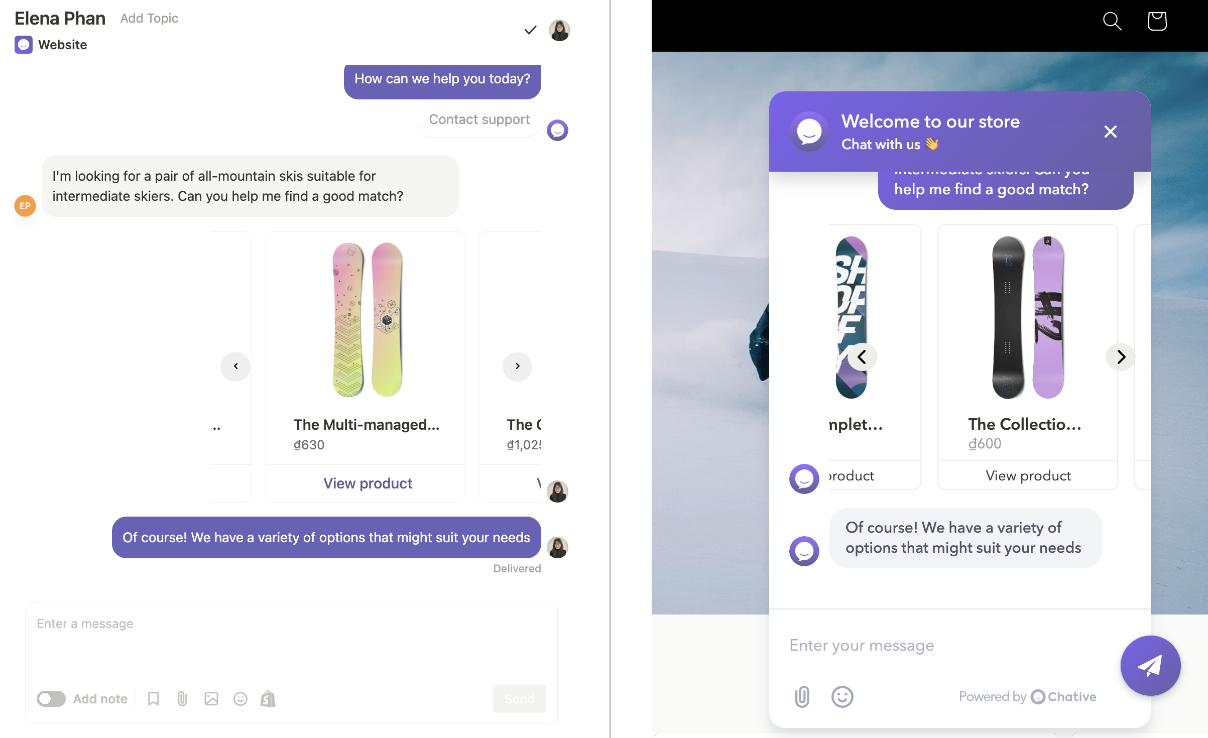 How the product card appears How the product card appears