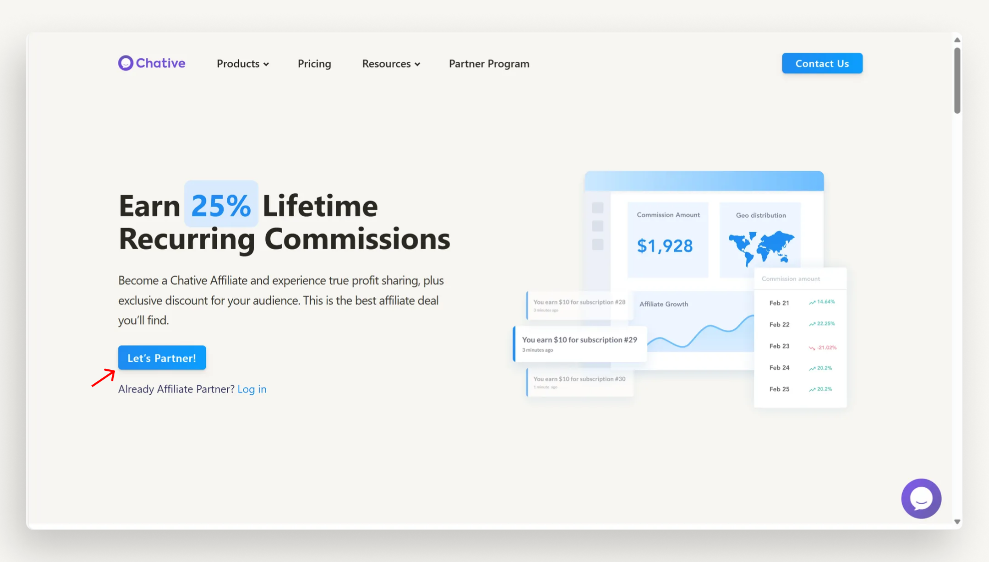 Chative Partner Program Chative Partner Program