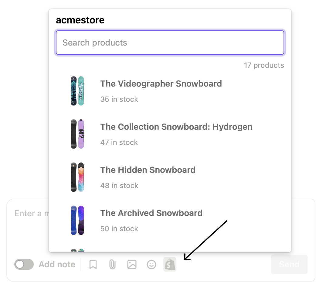 Shopify product list Shopify product list